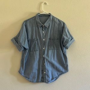 Short Sleeve Denim Shirt